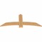 Ekena Millwork Bellingham Timber Gable Bracket, Western Red Cedar, 60"W x 25"H x 1 1/2"D x 5 1/2"F, 10/12 Pitch GBW060X25X0206BEL00SWR - alternate 3